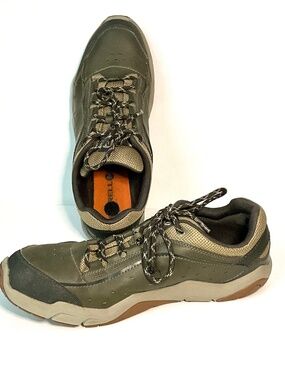 Merrell Traveso Hiking Shoes Men's 10 Olive Brown Trail Sneakers Lightweight